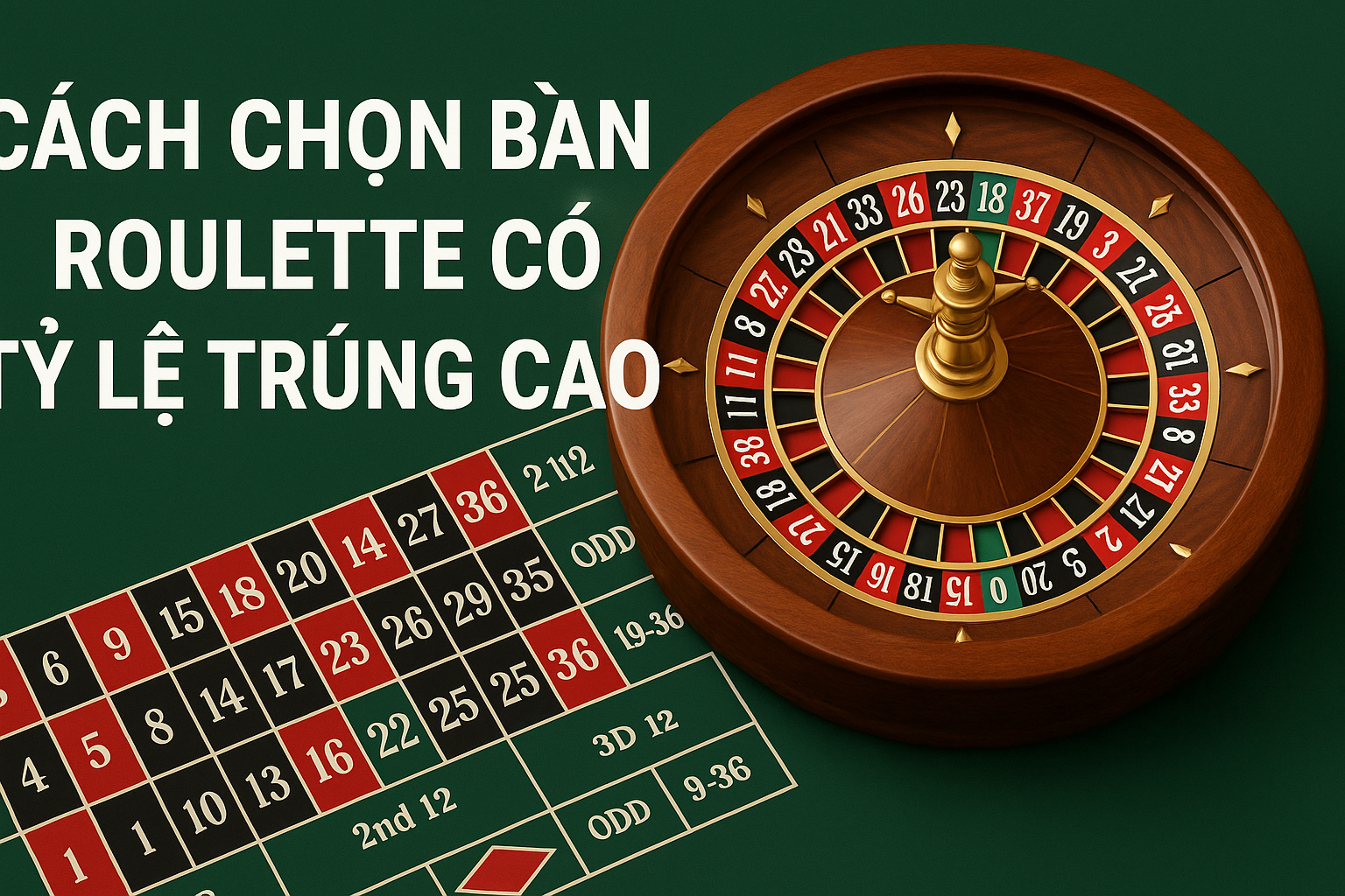 Cách Chọn Bàn Roulette Có Tỷ Lệ Trúng Cao: Bí Kíp Tối Ưu Cơ Hội Thắng
