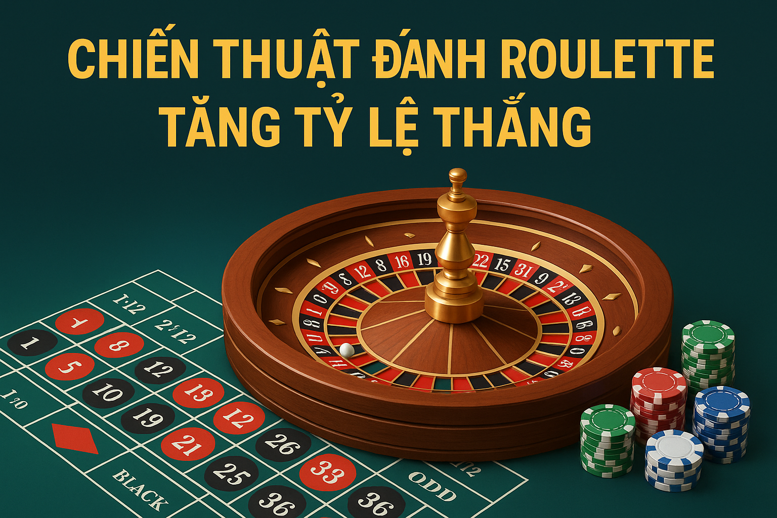 Chiến Thuật Đánh Roulette Tăng Tỷ Lệ Thắng Hiệu Quả