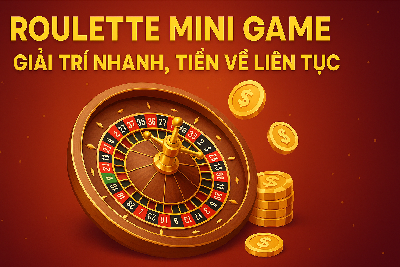 Roulette Mini Game – Giải Trí Nhanh, Tiền Về Liên Tục